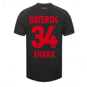 Bayer Leverkusen Granit Xhaka #34 Domaci Dres 2023-24 Kratak Rukavima